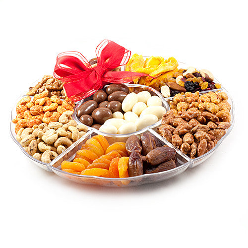 Rhubarb candies, dried fruits, organic products